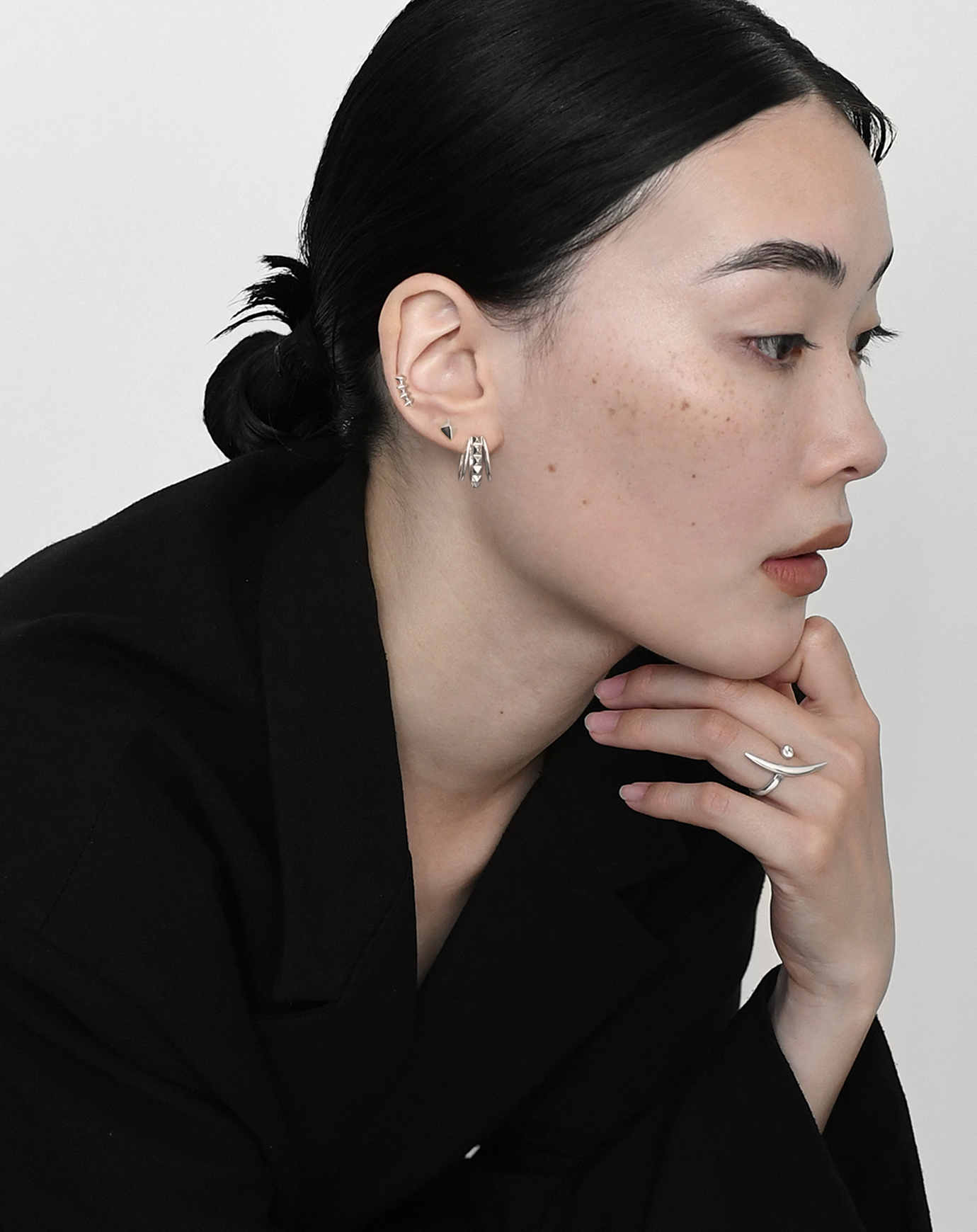 studs body pierce 05〈K18 YG〉