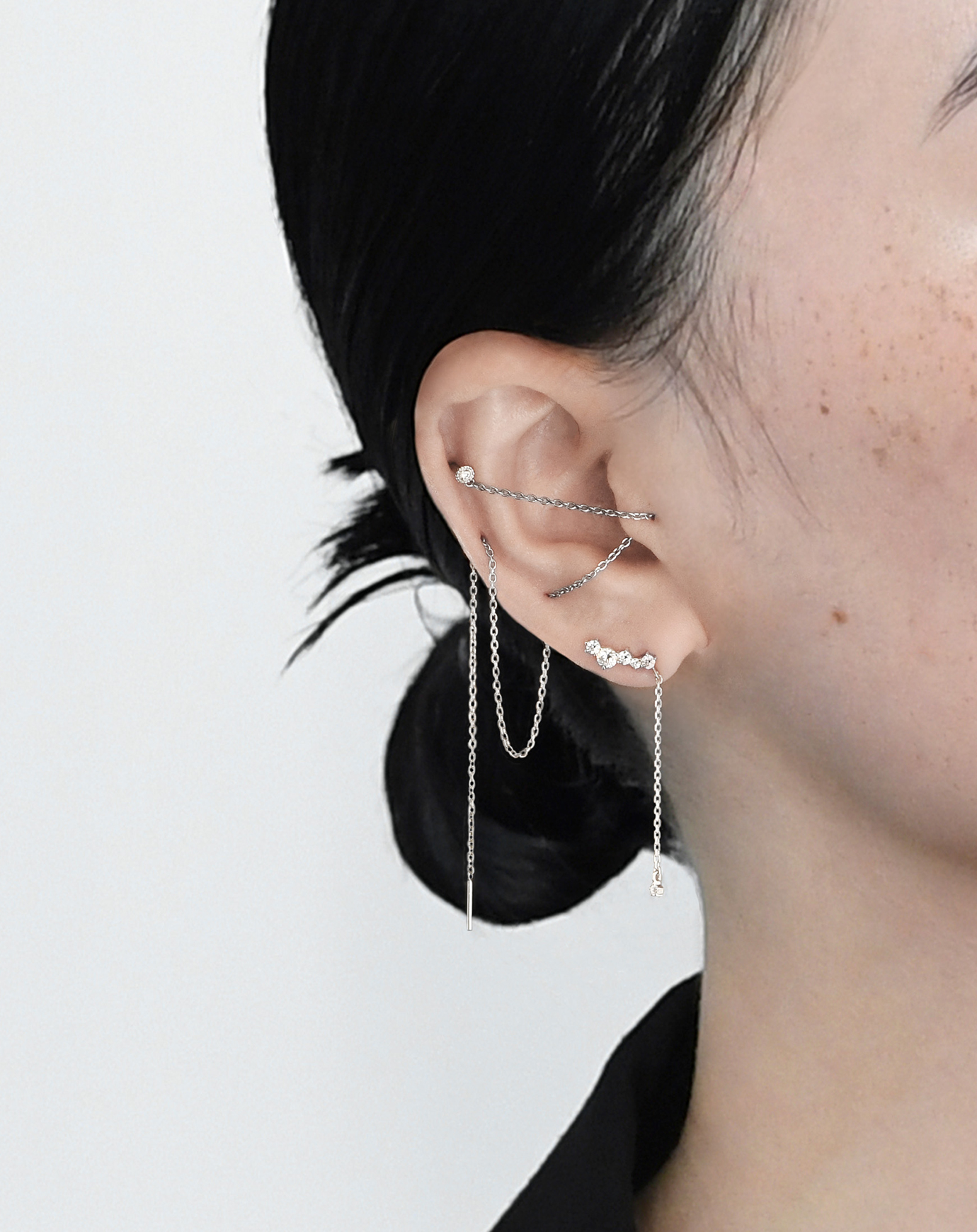 star body pierce 03〈K18 YG〉