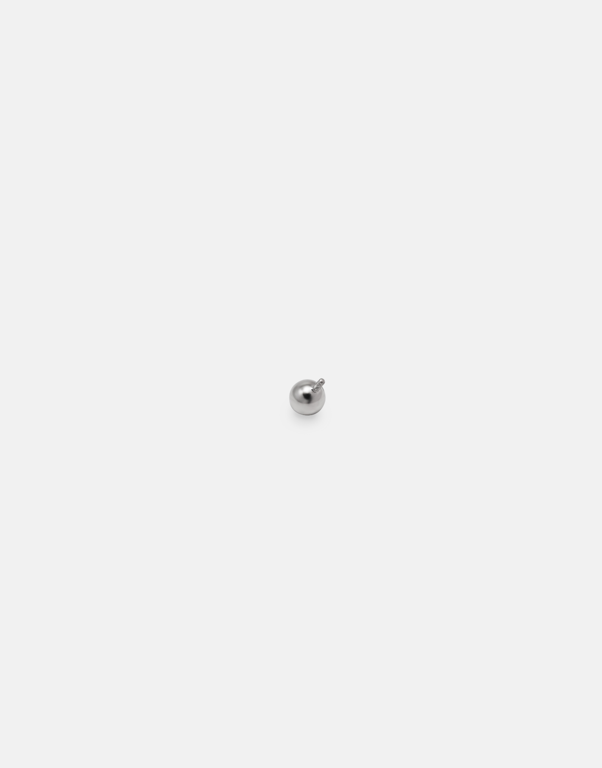 ball body pierce 02 〈PT950〉