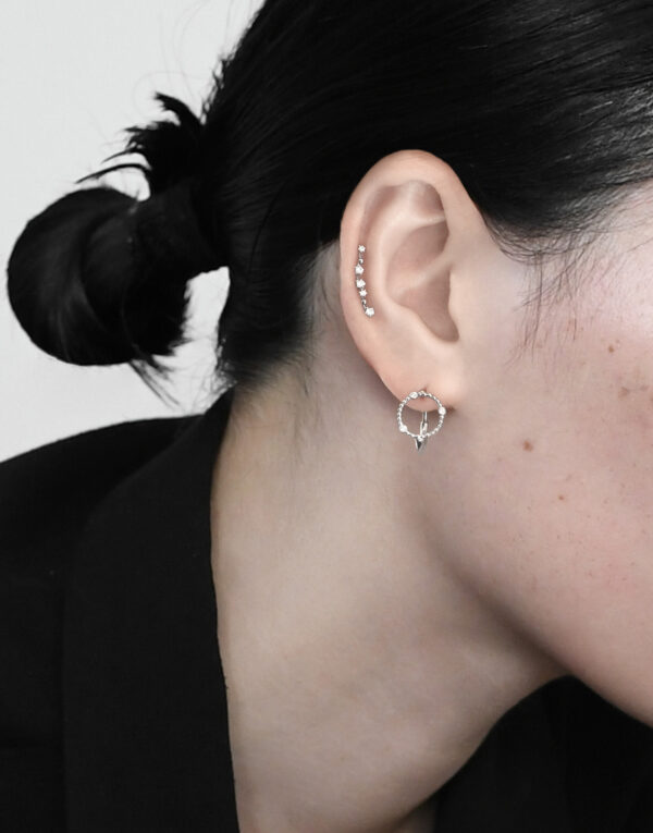 star body pierce 01 〈PT950〉 - 画像 (2)