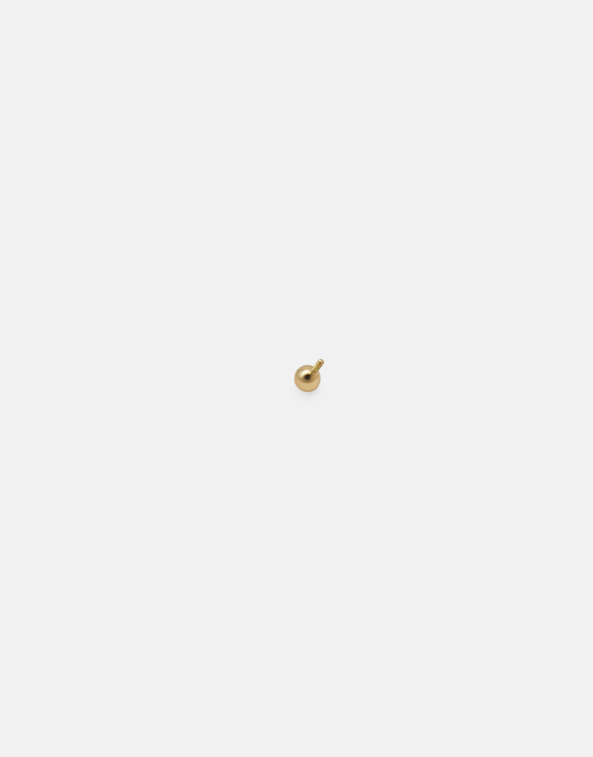 ball body pierce 01〈K18 YG〉