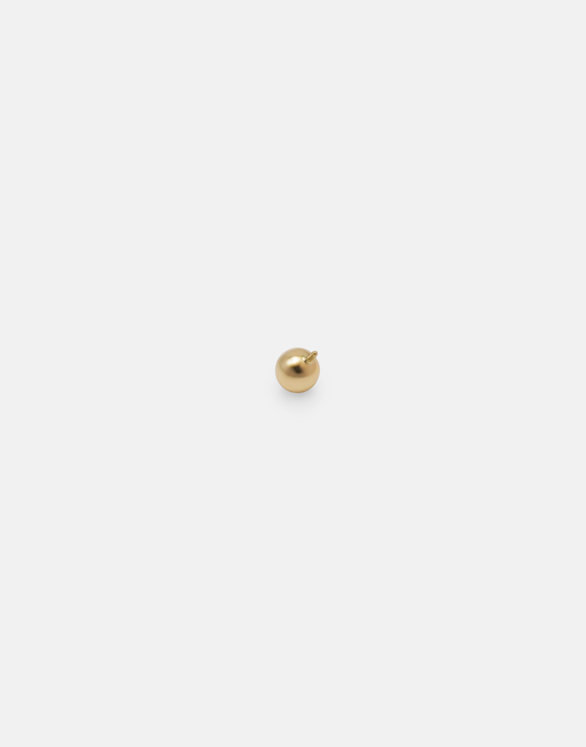 ball body pierce 03〈K18 YG〉