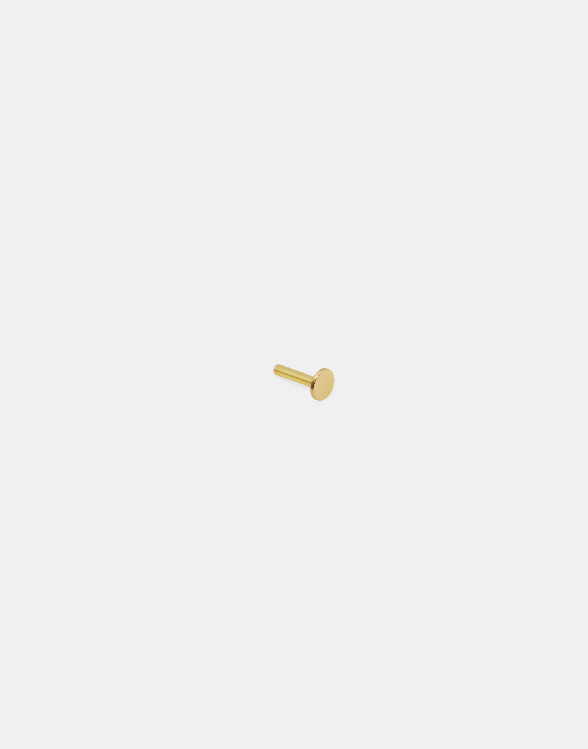 labret body pierce 03〈K18 YG〉