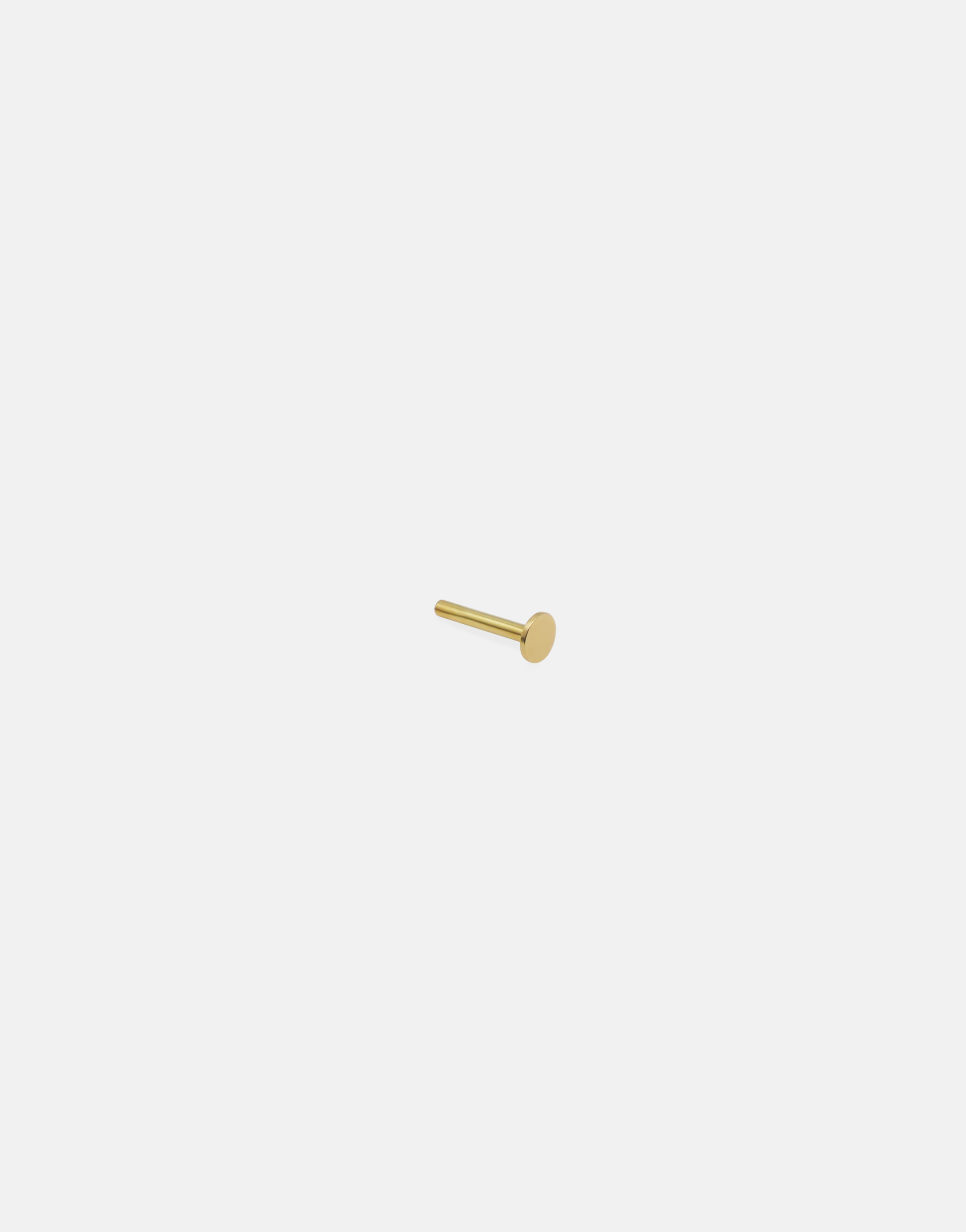 labret body pierce 04〈K18 YG〉