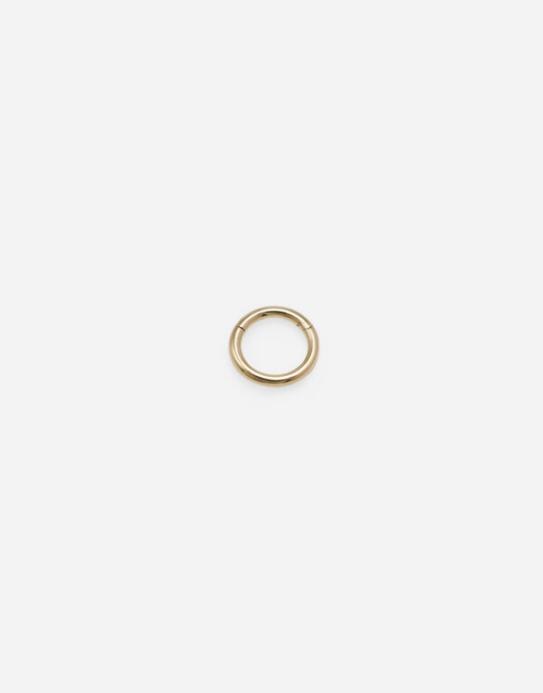 segmentring body pierce 01〈K18 YG〉