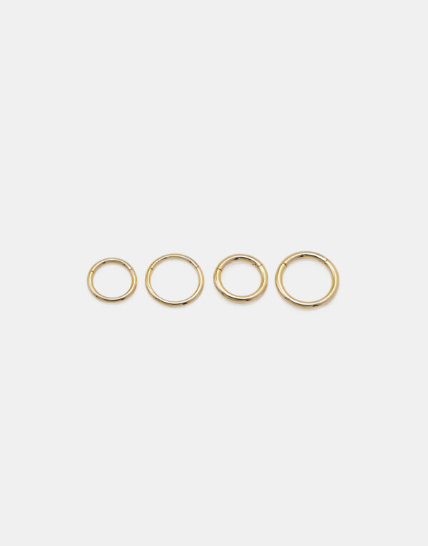 segmentring body pierce 01〈K18 YG〉 - 画像 (3)