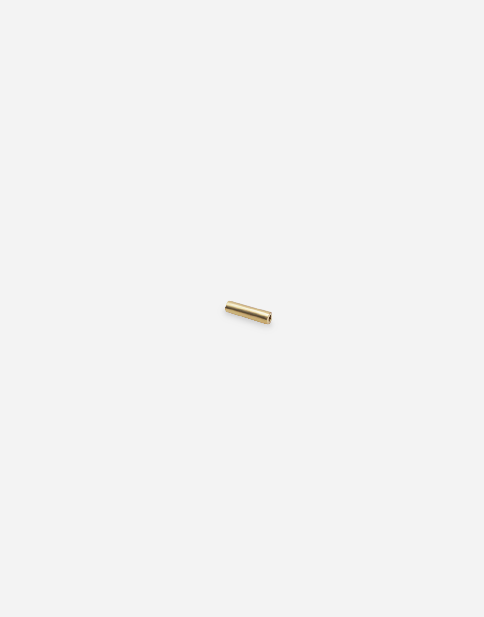 straight body pierce 01〈K18 YG〉