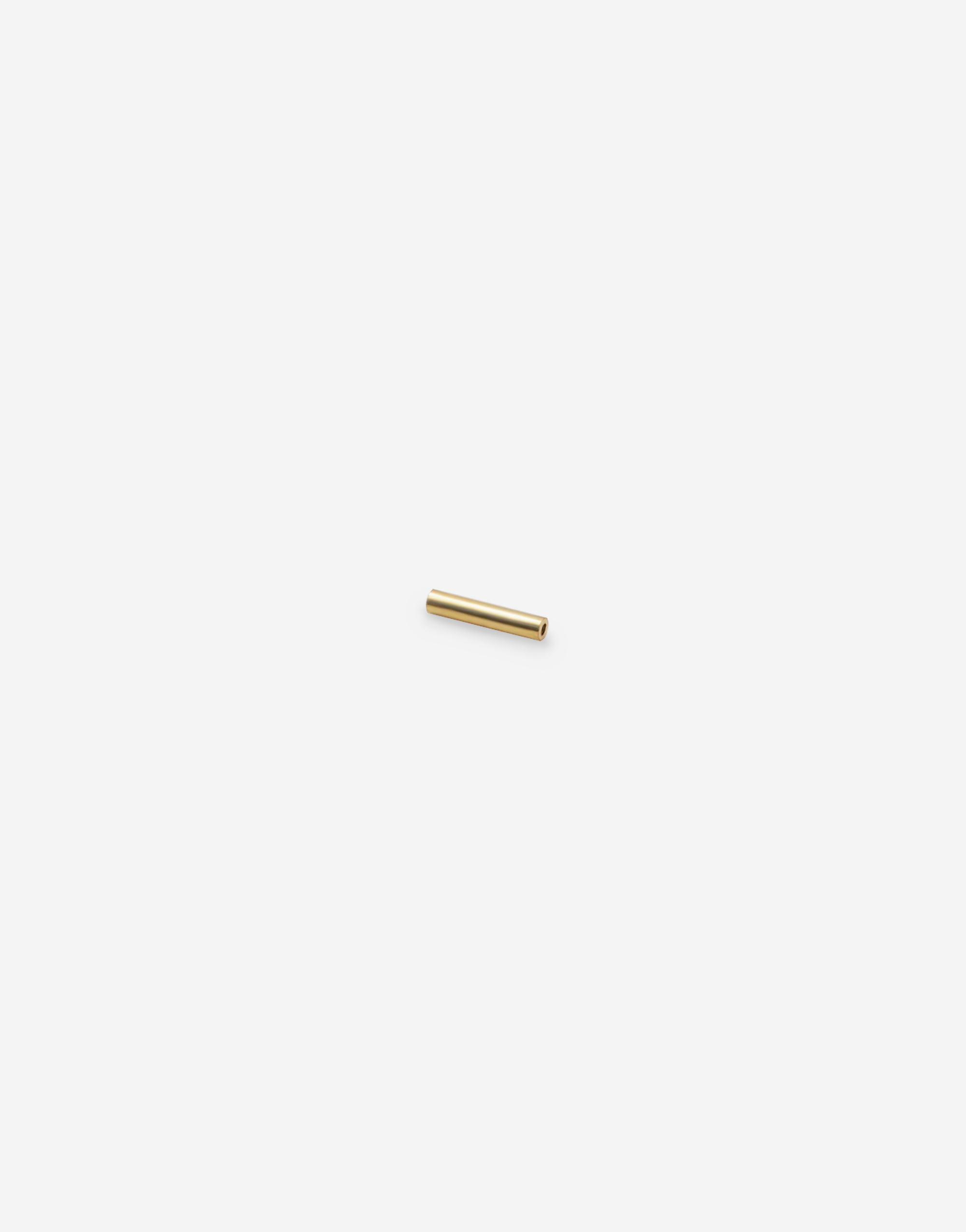 straight body pierce 02〈K18 YG〉